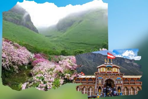 badrinath with valley of flower